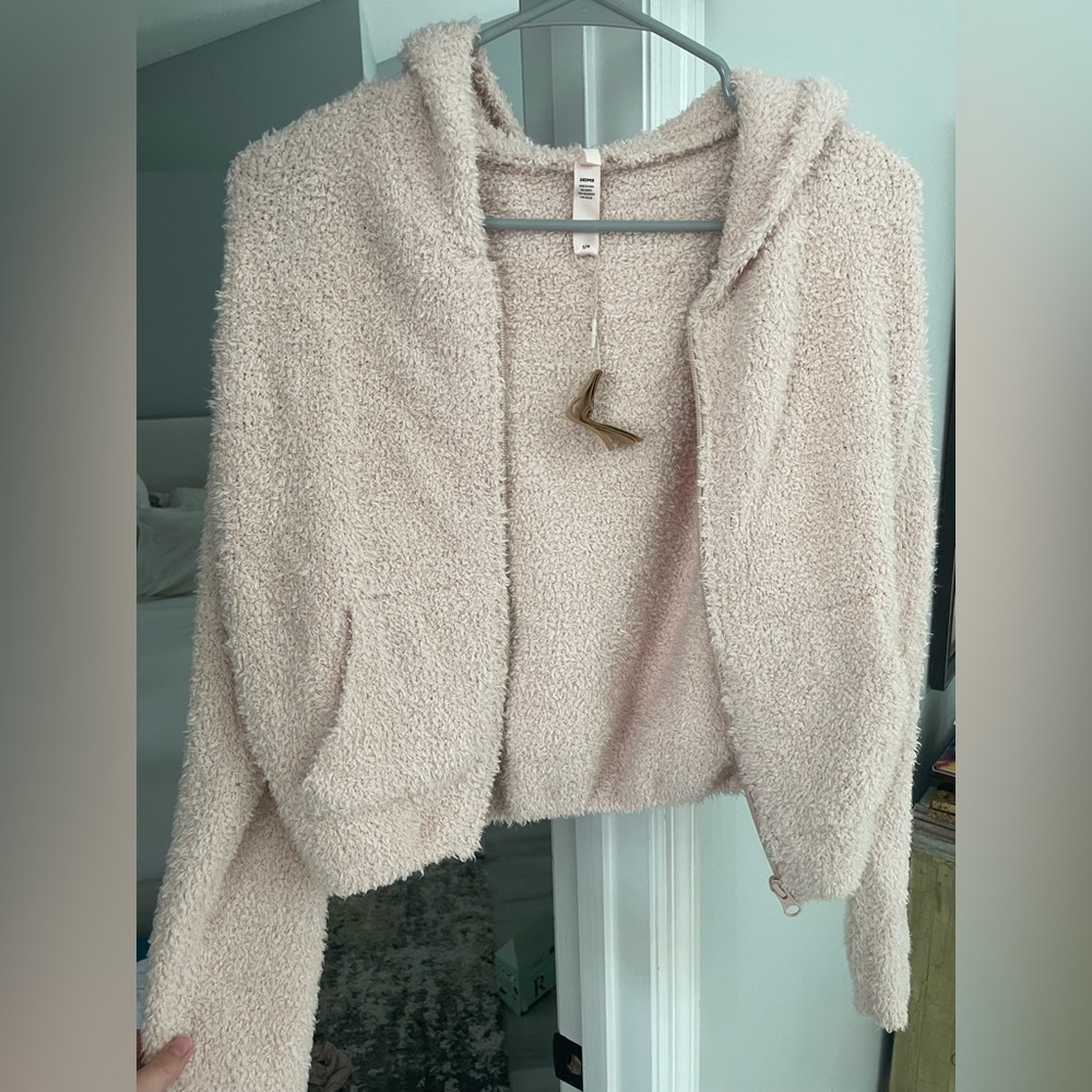 SKIMS Fuzzy/ Cozy set jacket and pants S/M